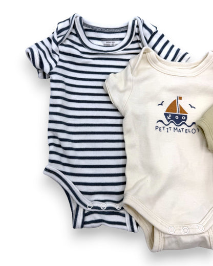 Pack 3 Bodies Evolutivos 3 Meses