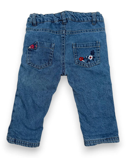 Pantalones Vaqueros Forro MOTS D'ENFANTS - 12 Meses