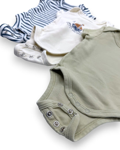 Pack 3 Bodies Evolutivos 3 Meses