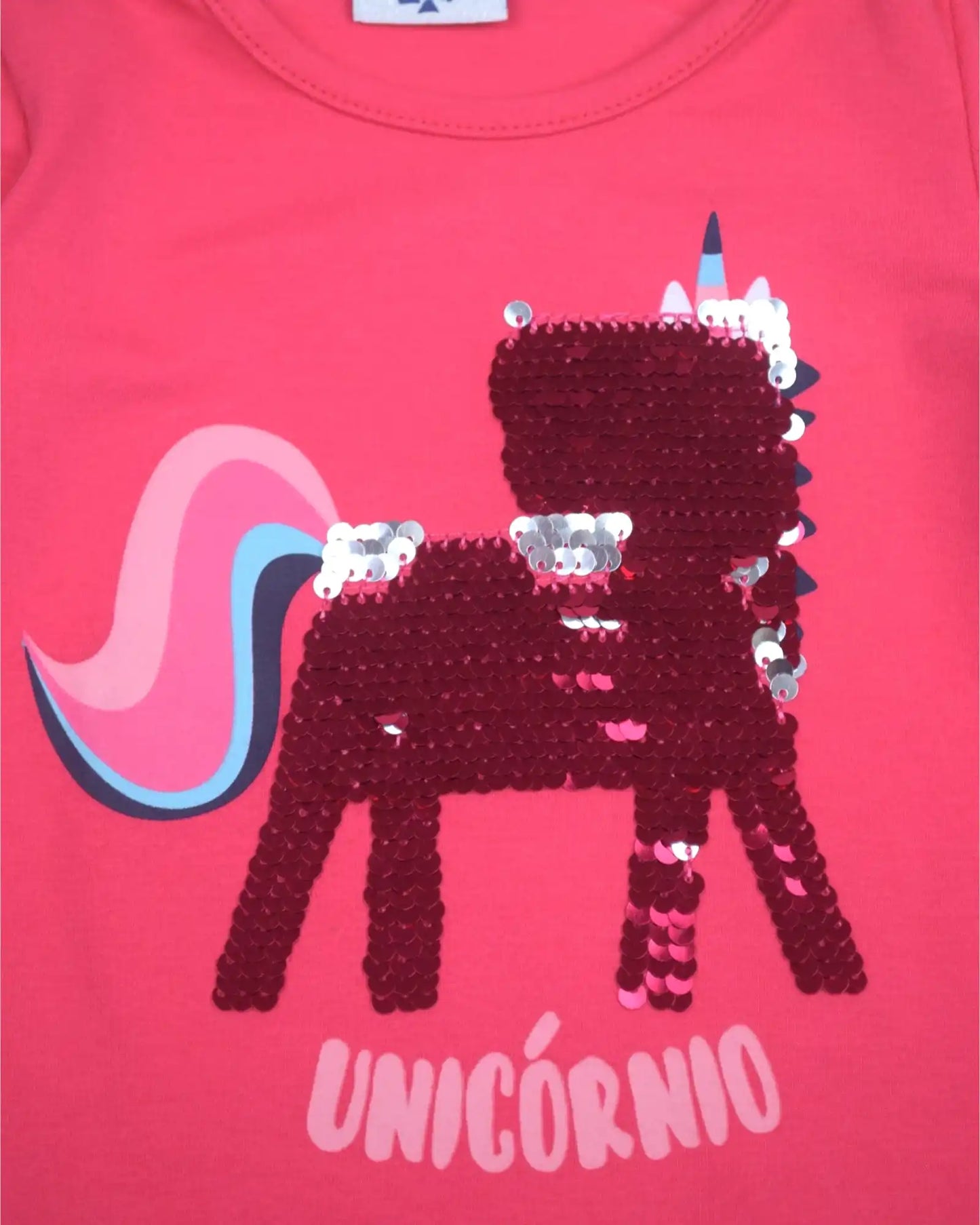 T-Shirt Unicórnio ZIG ZAG ZAA - 1 Ano