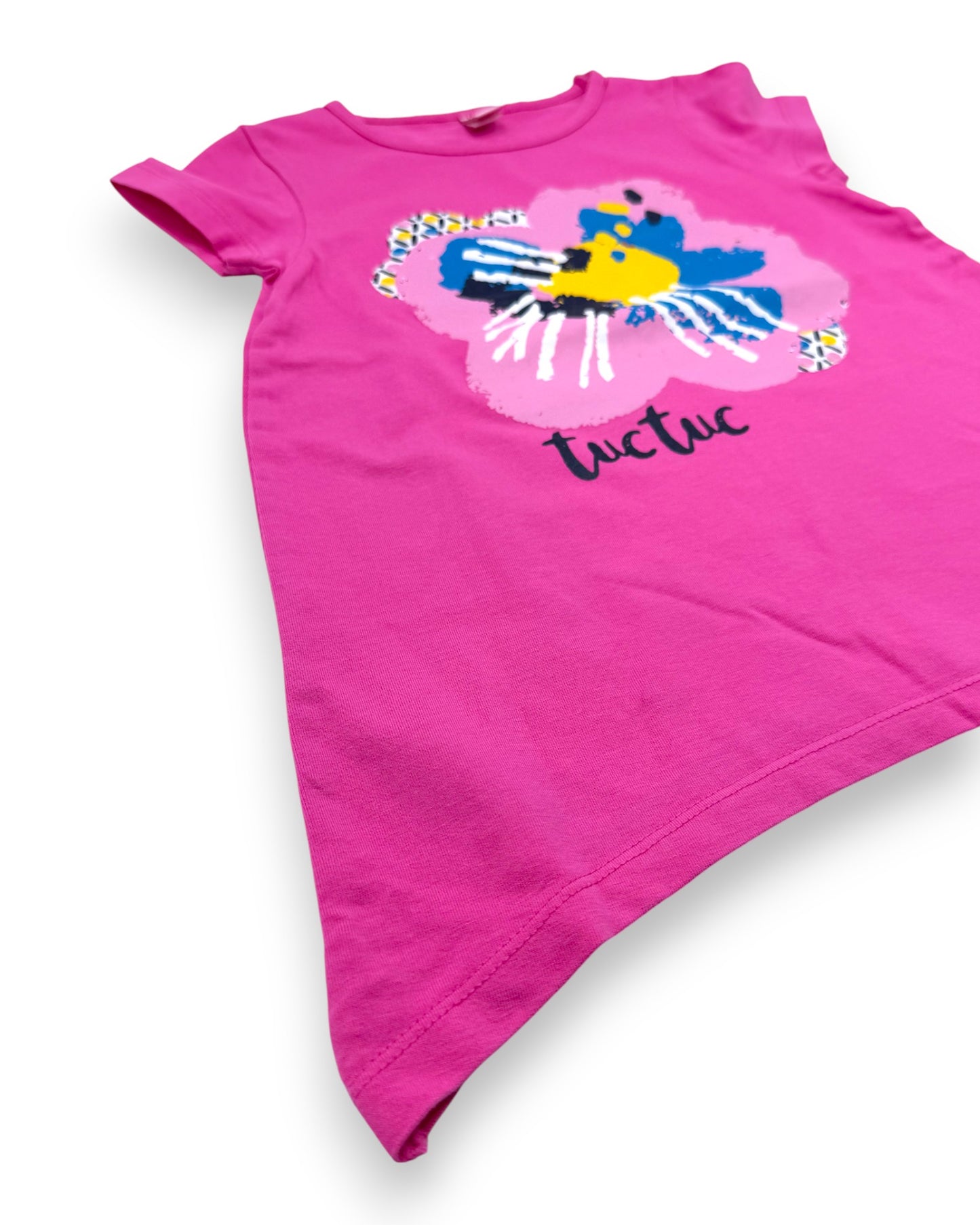 T-Shirt Túnica Rosa 5 Anos