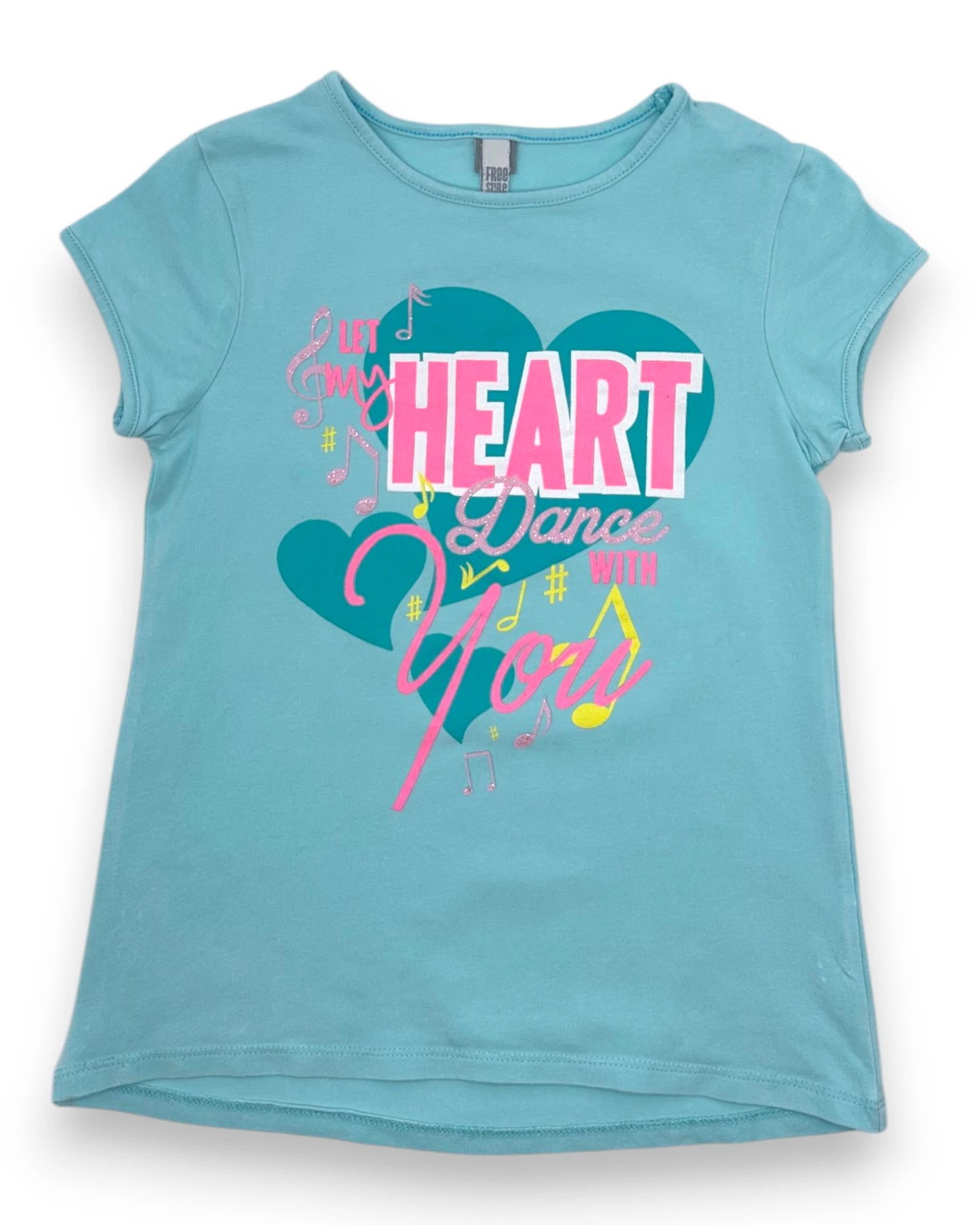 T-Shirt Azul FREE STYLE - 8 Anos