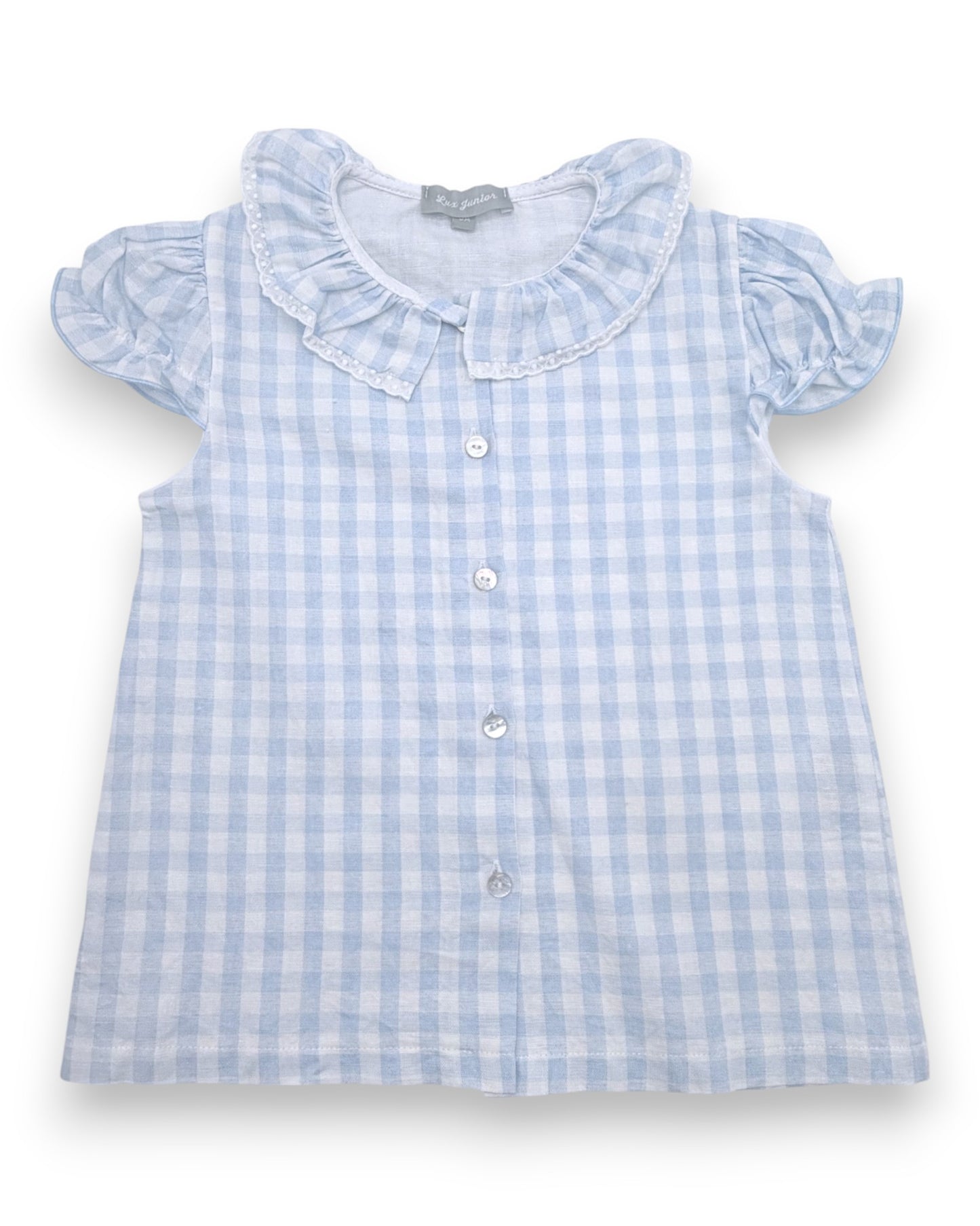Blusa Xadrez Linho 3 Anos