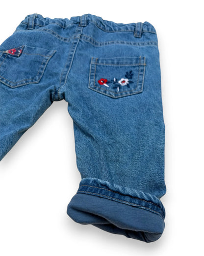 Pantalones Vaqueros Forro MOTS D'ENFANTS - 12 Meses