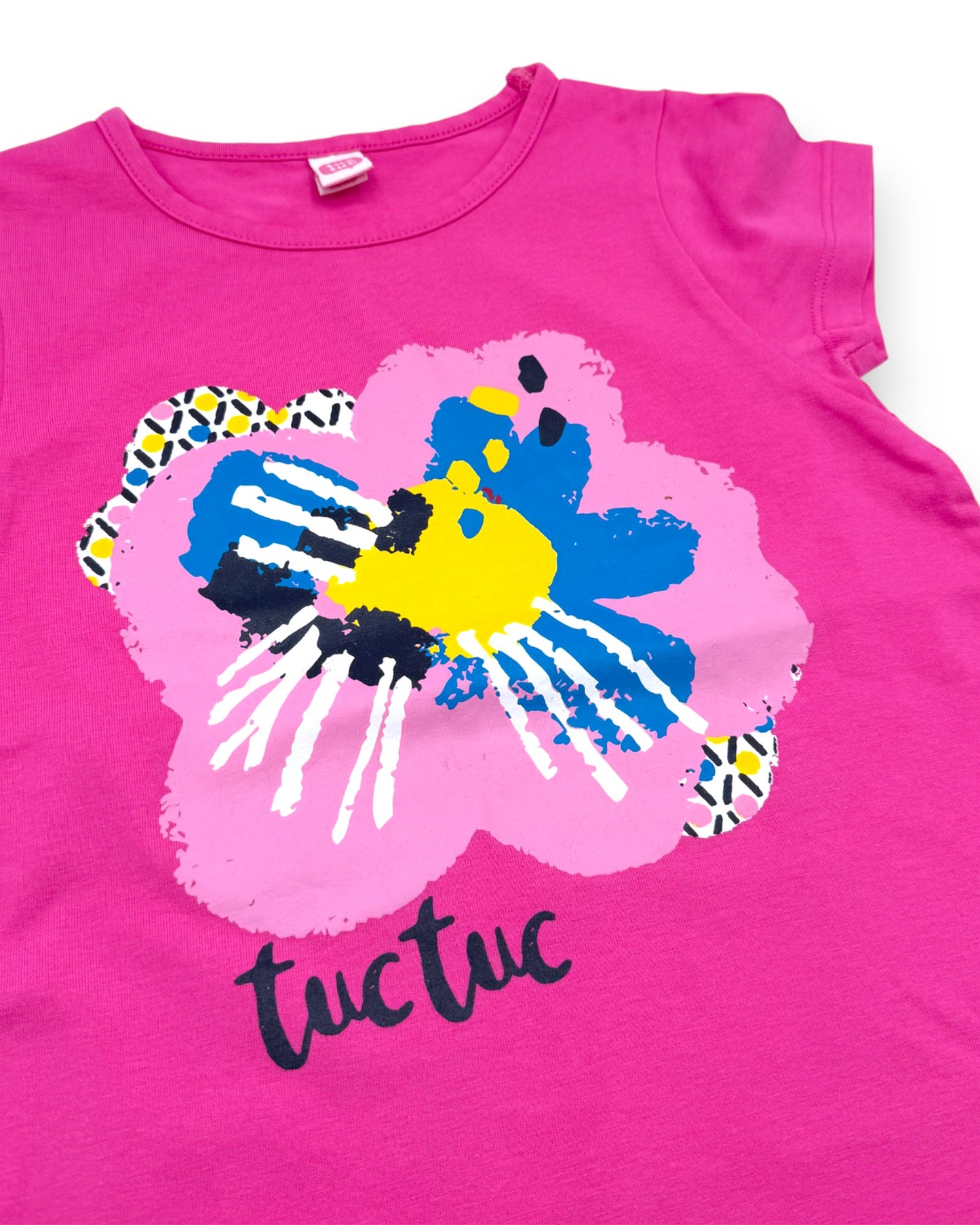 T-Shirt Túnica Rosa 5 Anos