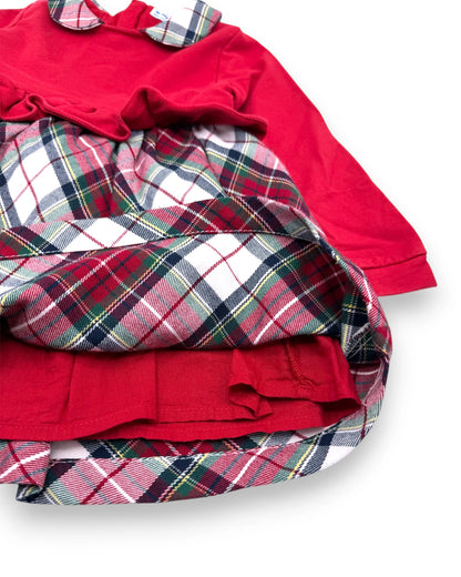 Vestido Rojo de Cuadros MAYORAL - 18 Meses