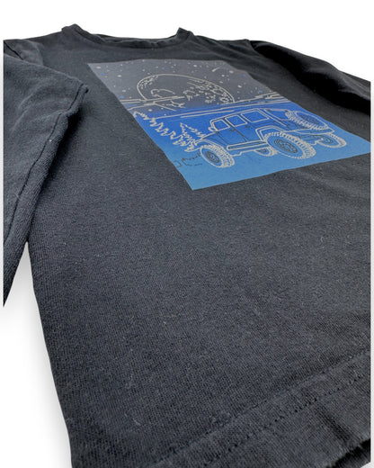 T-Shirt Preta 3 Anos