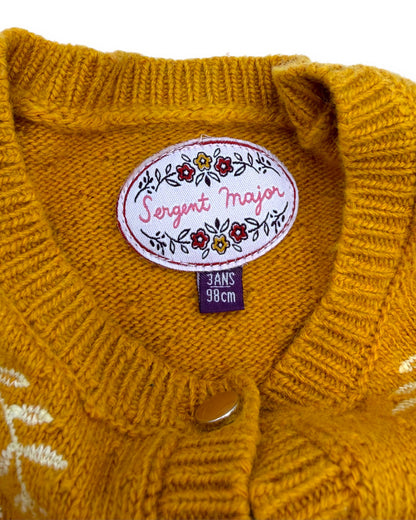 Casaco Malha Amarelo 3 Anos