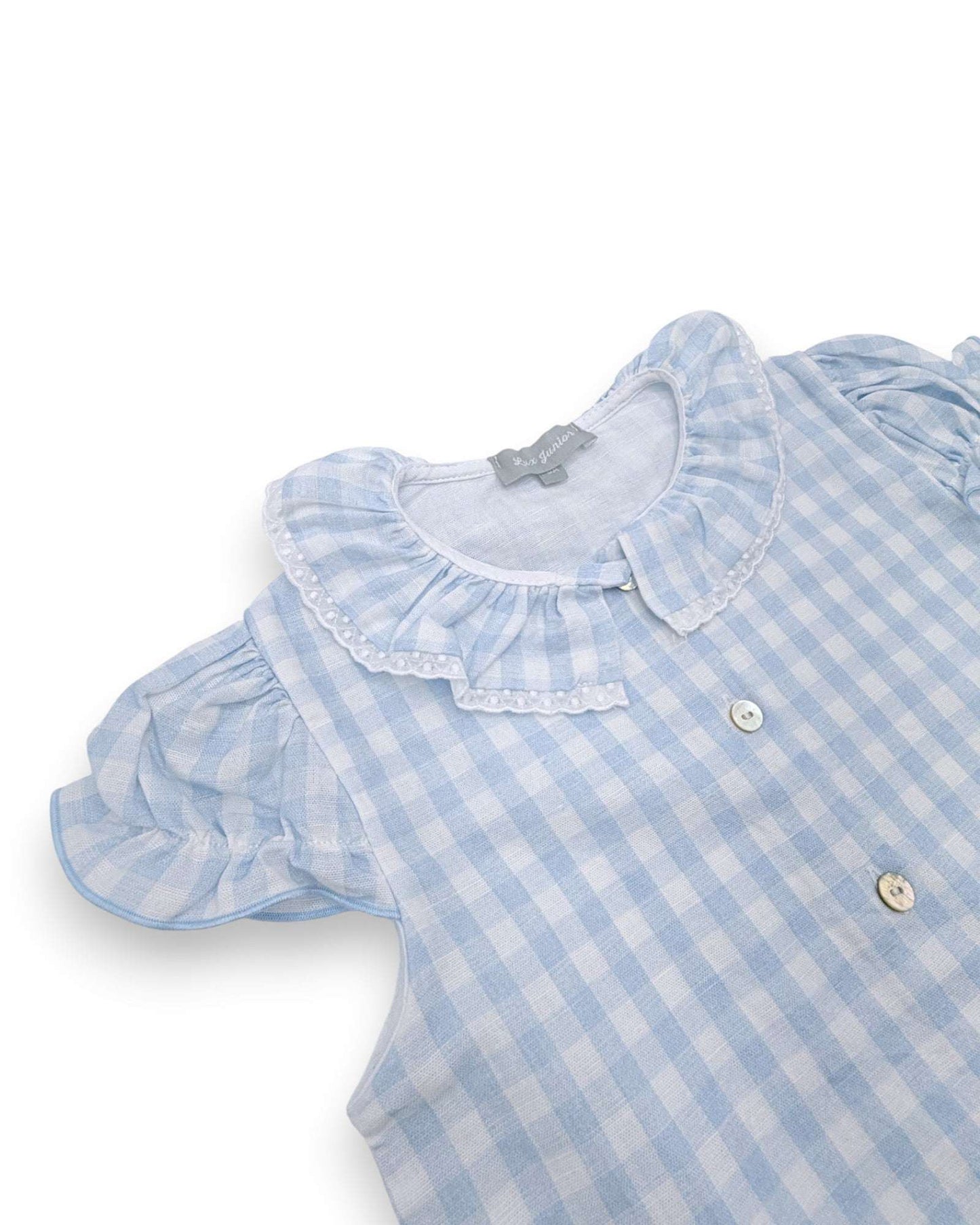 Blusa Cuadros Lino LUX JUNIOR - 3 Años