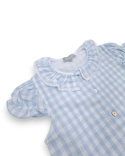 Blusa Cuadros Lino LUX JUNIOR - 3 Años