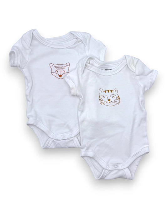 Pack 2 Bodies Algodão Orgânico 3 Meses