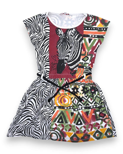 Vestido Cebra BOBOLI - 8 Años