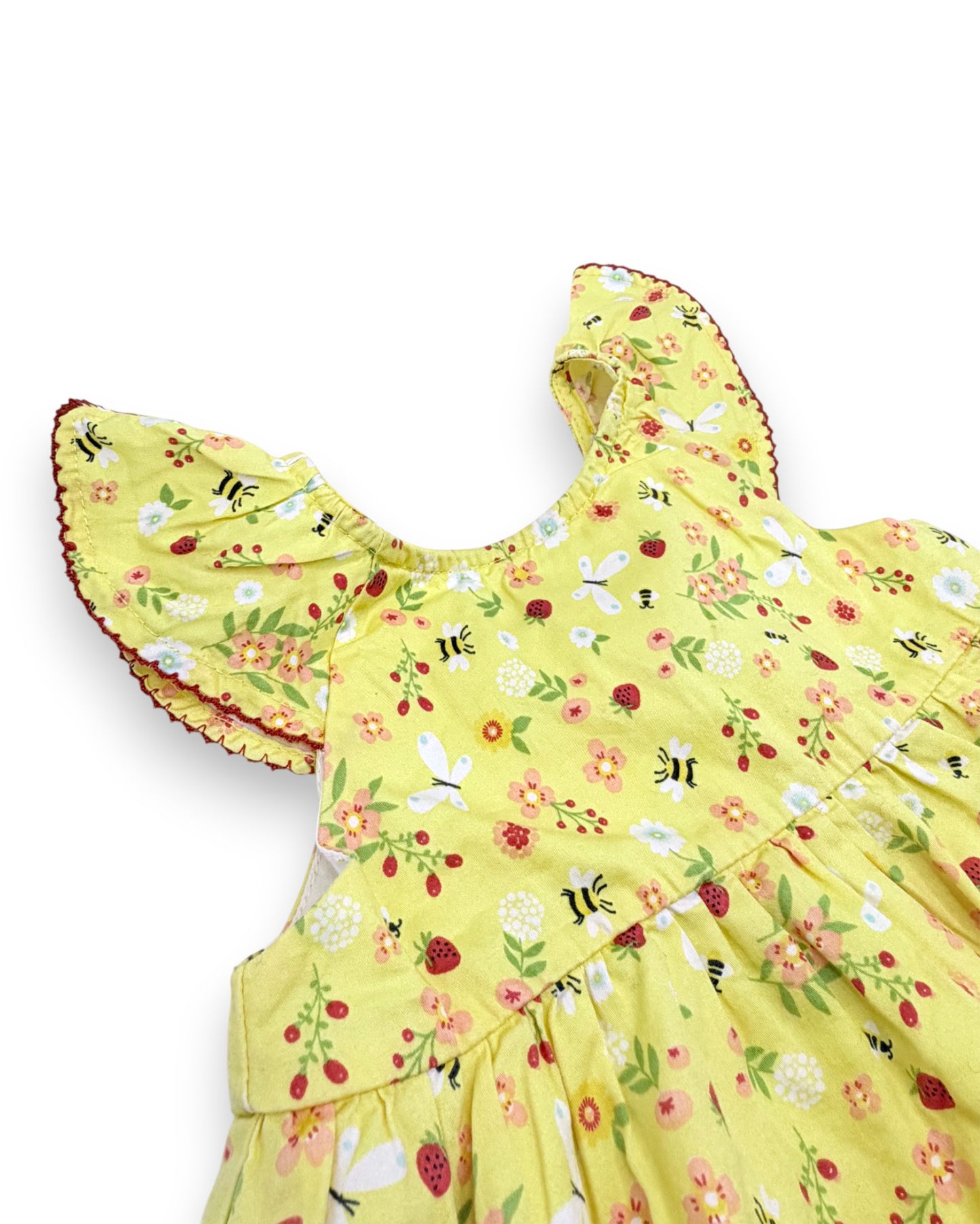 Conjunto Vestido e Tapa Fraldas 6-12 Meses