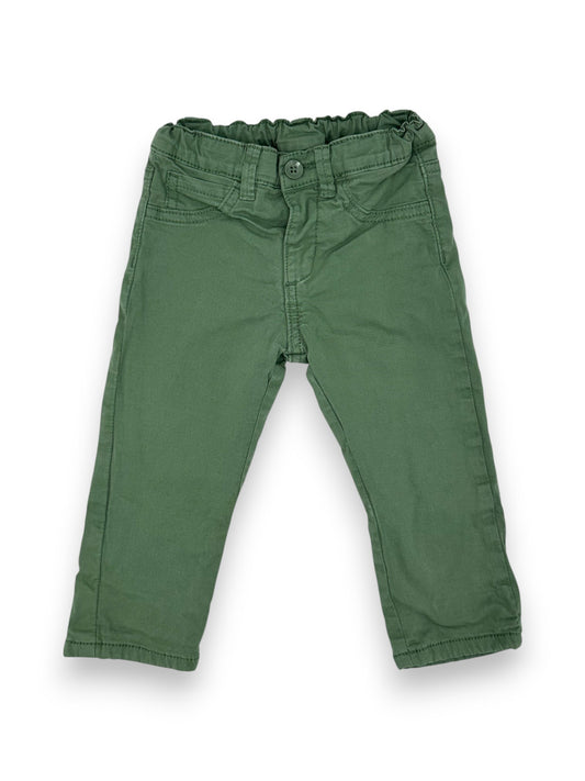 Calças Ganga Verdes 6-9 Meses