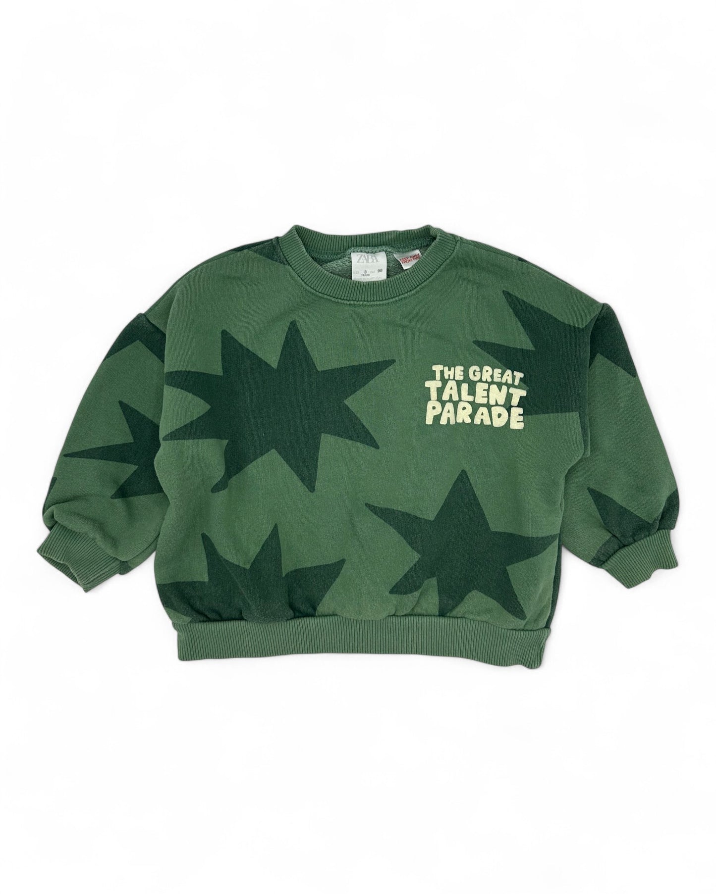 Green Sweater 3 Years