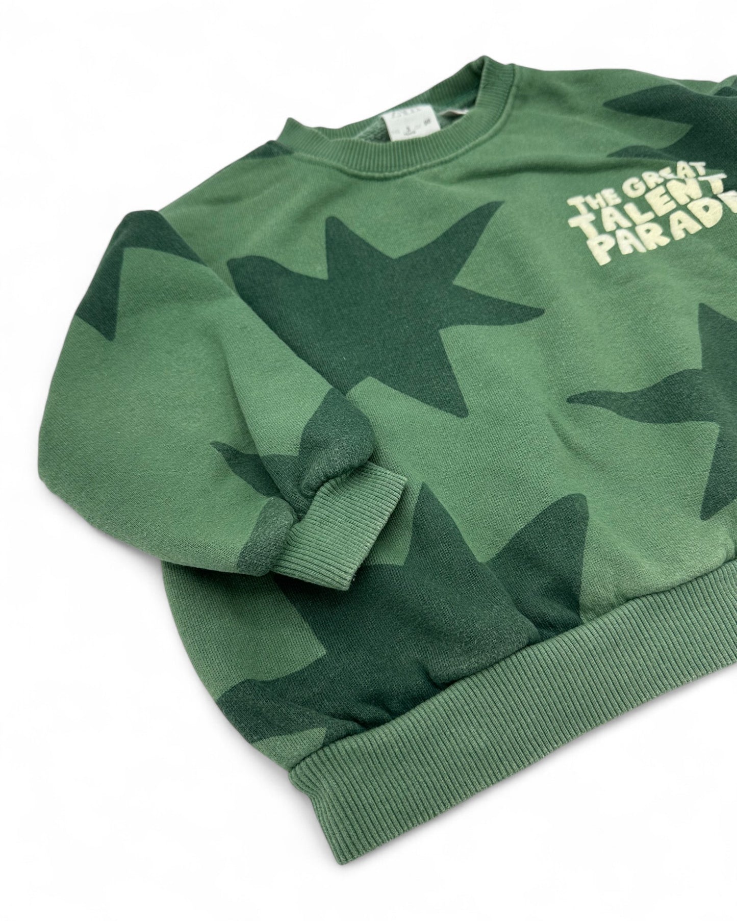 Green Sweater 3 Years