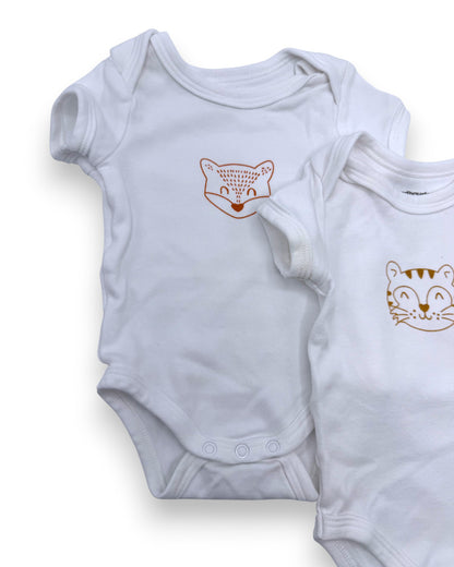 Pack 2 Bodies Algodão Orgânico 3 Meses