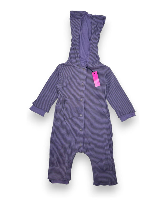 Macacão Roxo Capuz 6 Meses