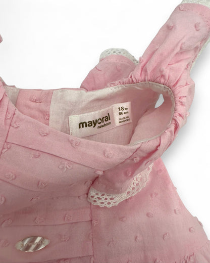 Vestido Rosa 18 Meses
