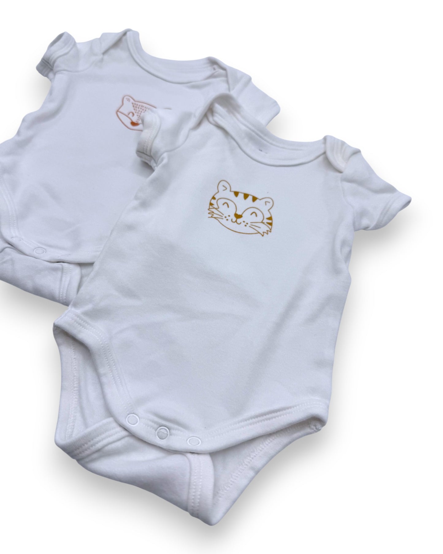 Pack 2 Bodies Algodão Orgânico 3 Meses