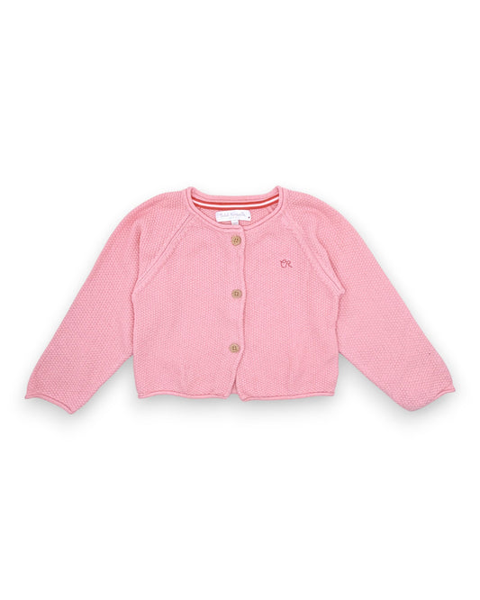 Casaco Malha Rosa 18 Meses