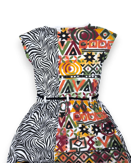 Vestido Cebra BOBOLI - 8 Años