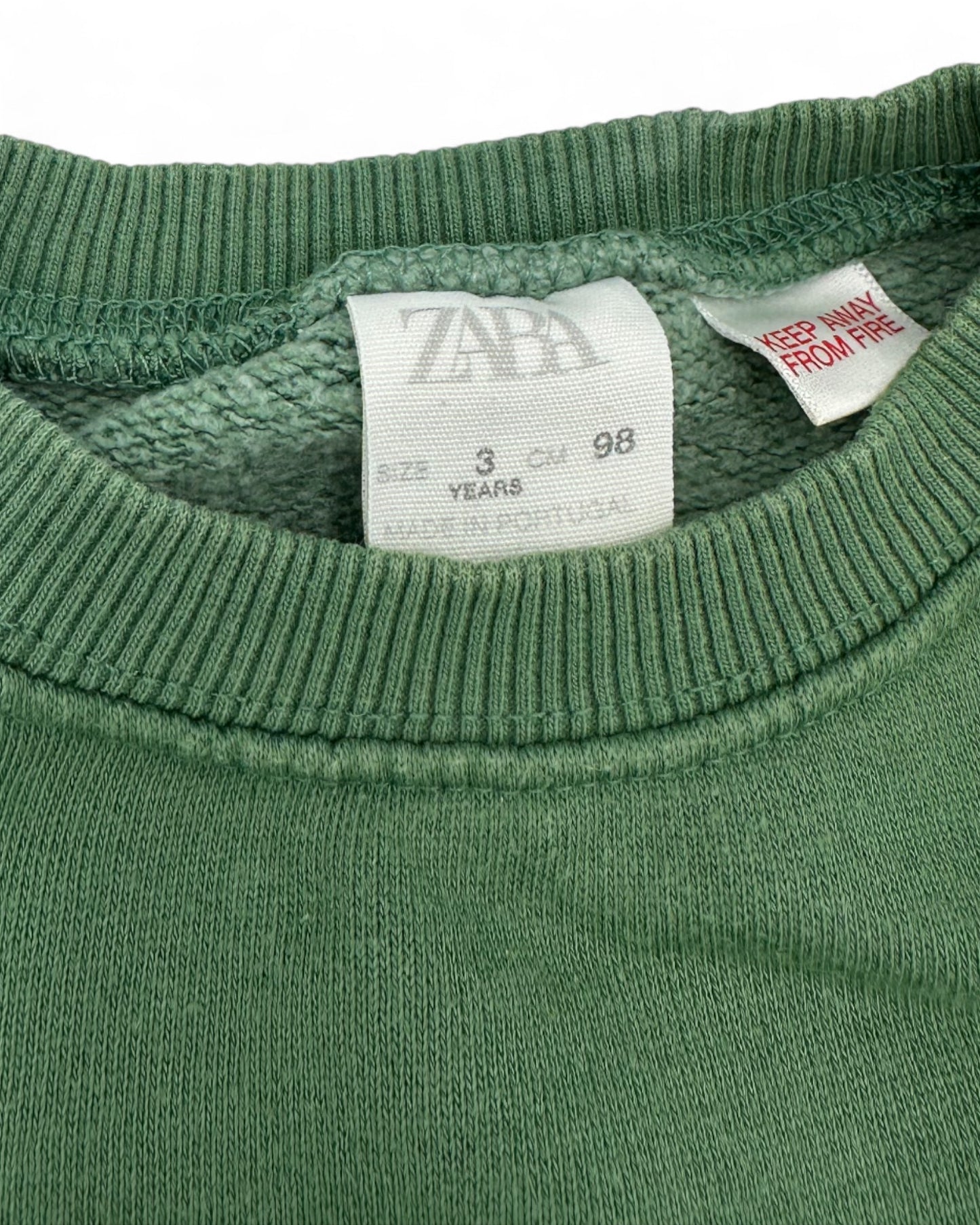 Green Sweater 3 Years