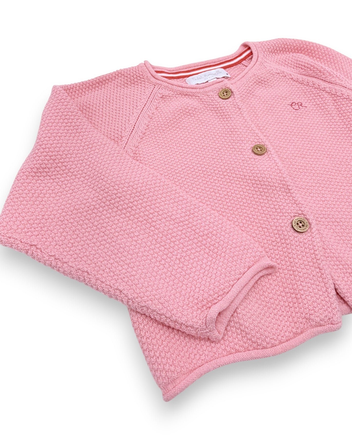 Casaco Malha Rosa 18 Meses