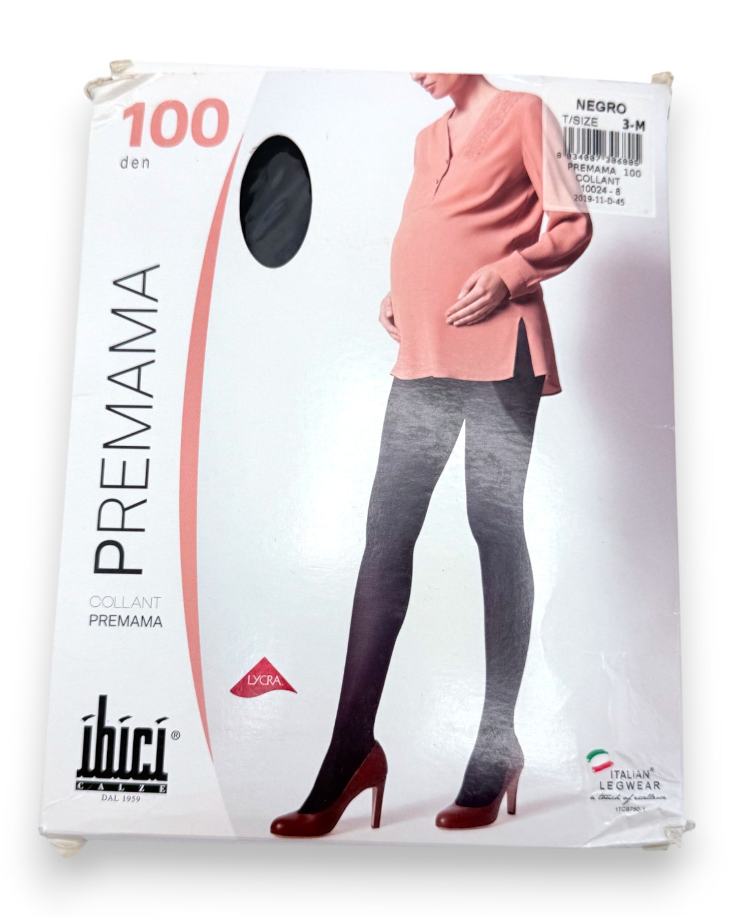Collants Pretas Grávida Tam 3-M