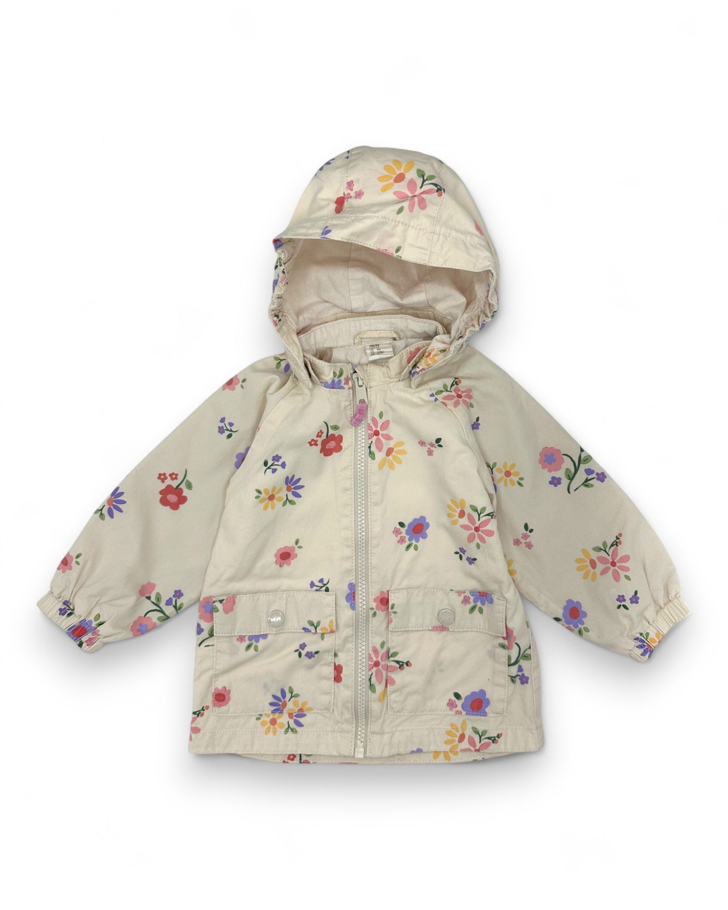 Parka Floral 6-9 Meses