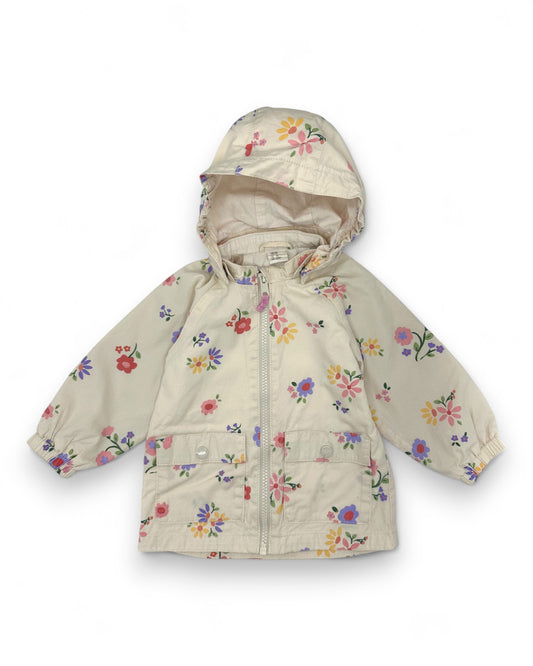 Parka Floral 6-9 Meses