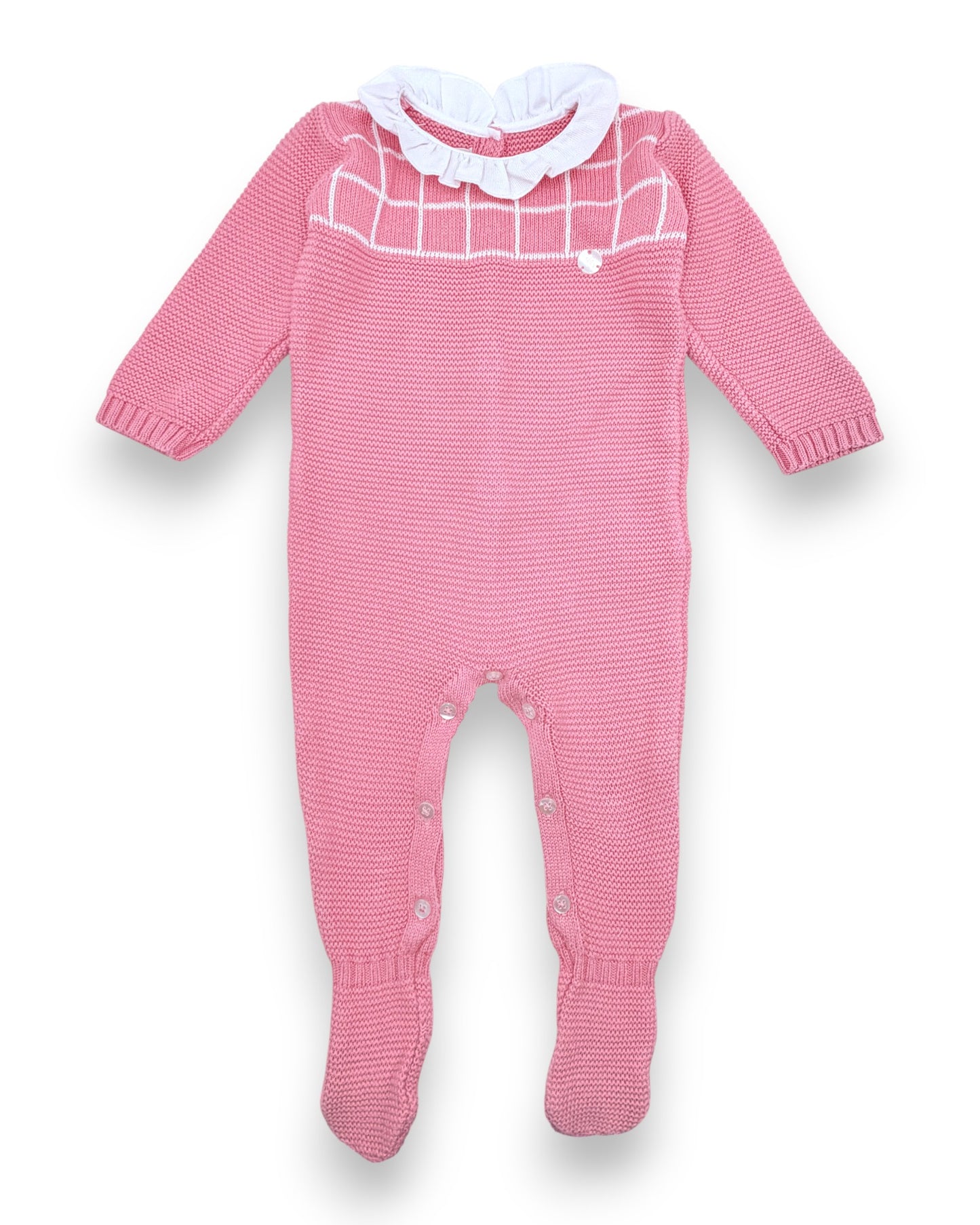 Babygrow Malha Rosa 6 Meses
