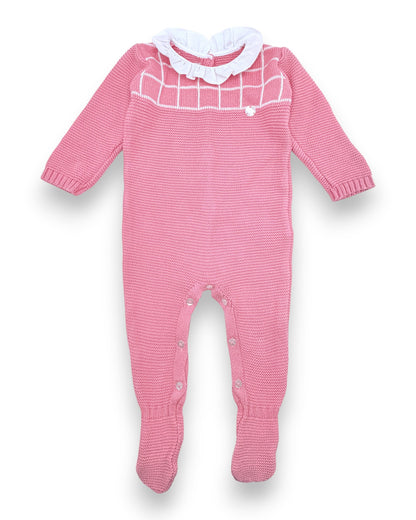 Babygrow Malha Rosa 6 Meses