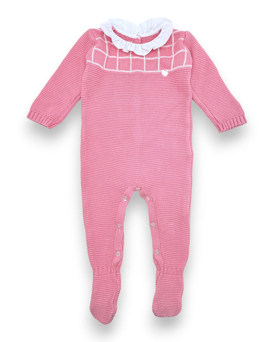 Babygrow Malha Rosa 6 Meses