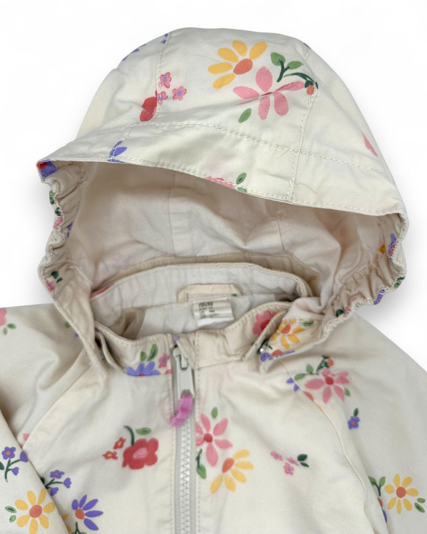 Parka Floral 6-9 Meses