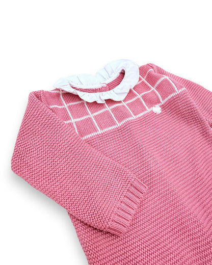 Babygrow Malha Rosa 6 Meses