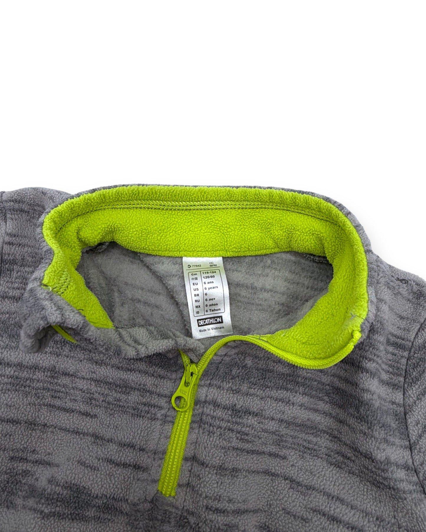 Camisola Polar Cinzenta 6 Anos