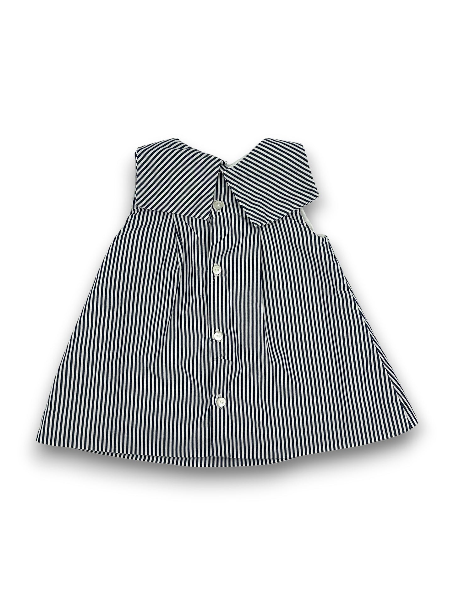 Conjunto Vestido Riscas 3 Meses