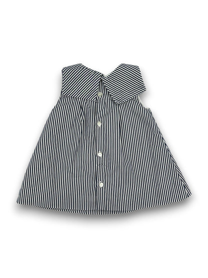 Conjunto Vestido Riscas 3 Meses