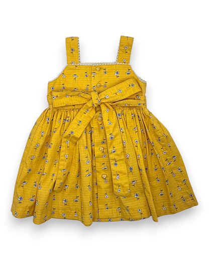 Yellow Strappy Dress, Size 1 Year