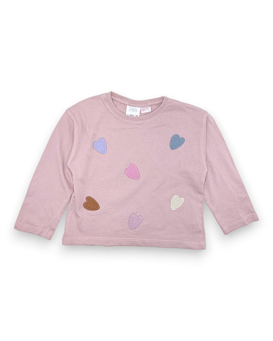 T-shirt Corações 18-24 Meses