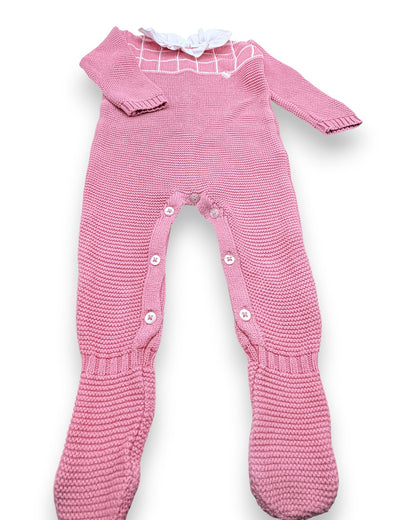 Babygrow Malha Rosa 6 Meses