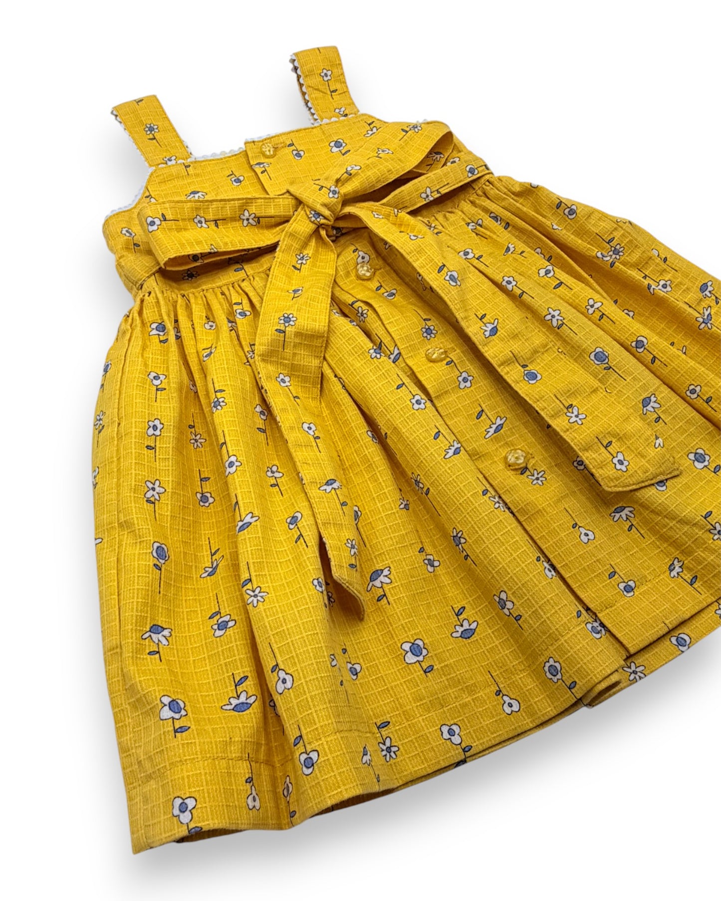 Yellow Strappy Dress, Size 1 Year