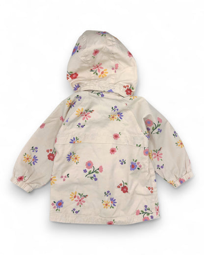Parka Floral 6-9 Meses