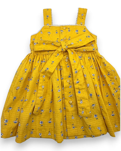 Vestido de Tirantes Amarillo 1 Año