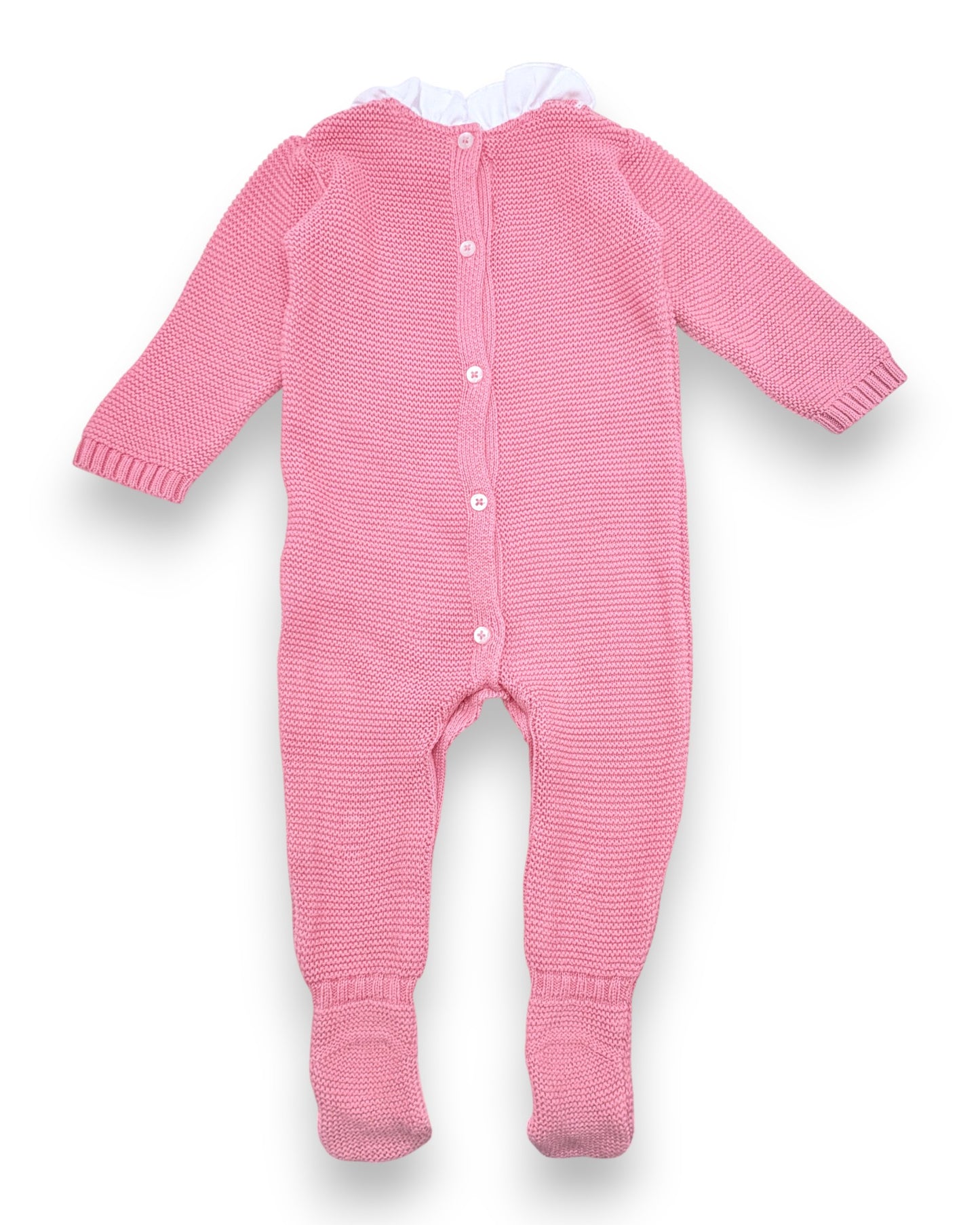 Babygrow Malha Rosa 6 Meses