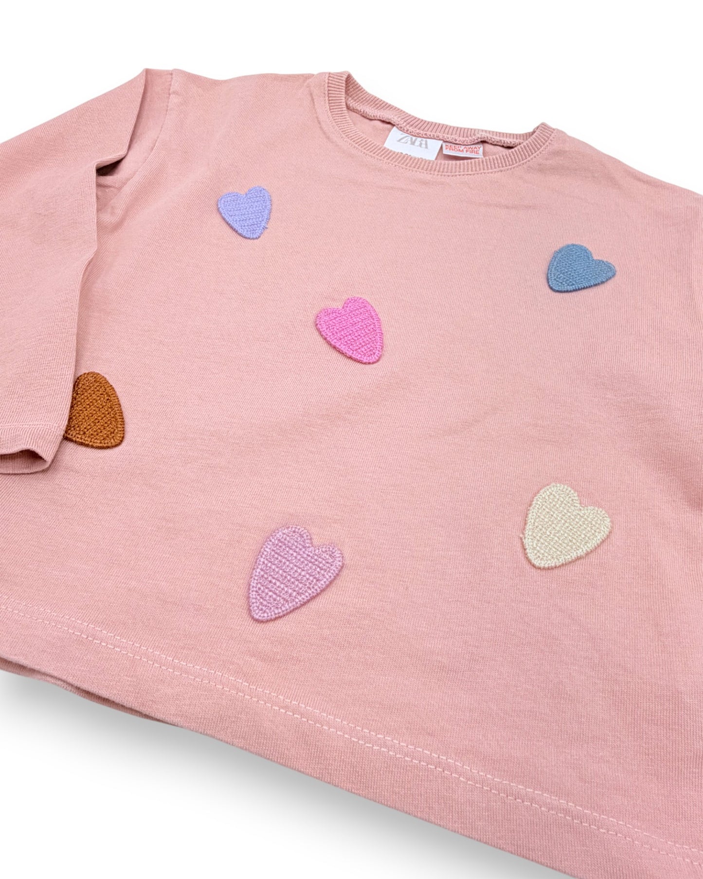 T-shirt Corações 18-24 Meses