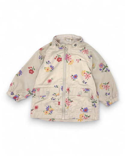 Parka Floral 6-9 Meses