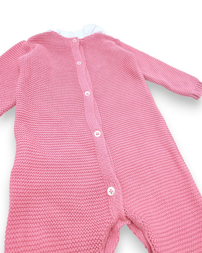 Babygrow Malha Rosa 6 Meses