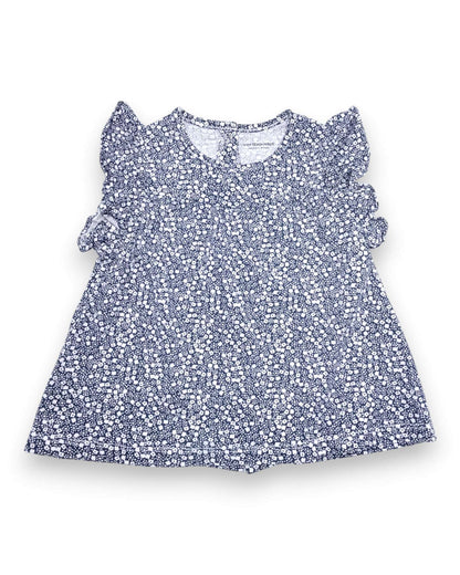 Top Azul Floral VERTBAUDET - 3 Años